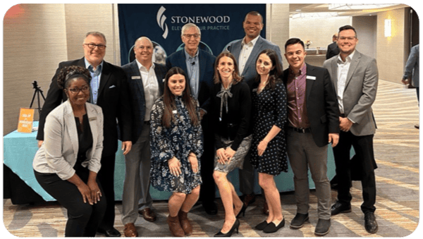 A picture of the Stonewood team at the Innovate conference.